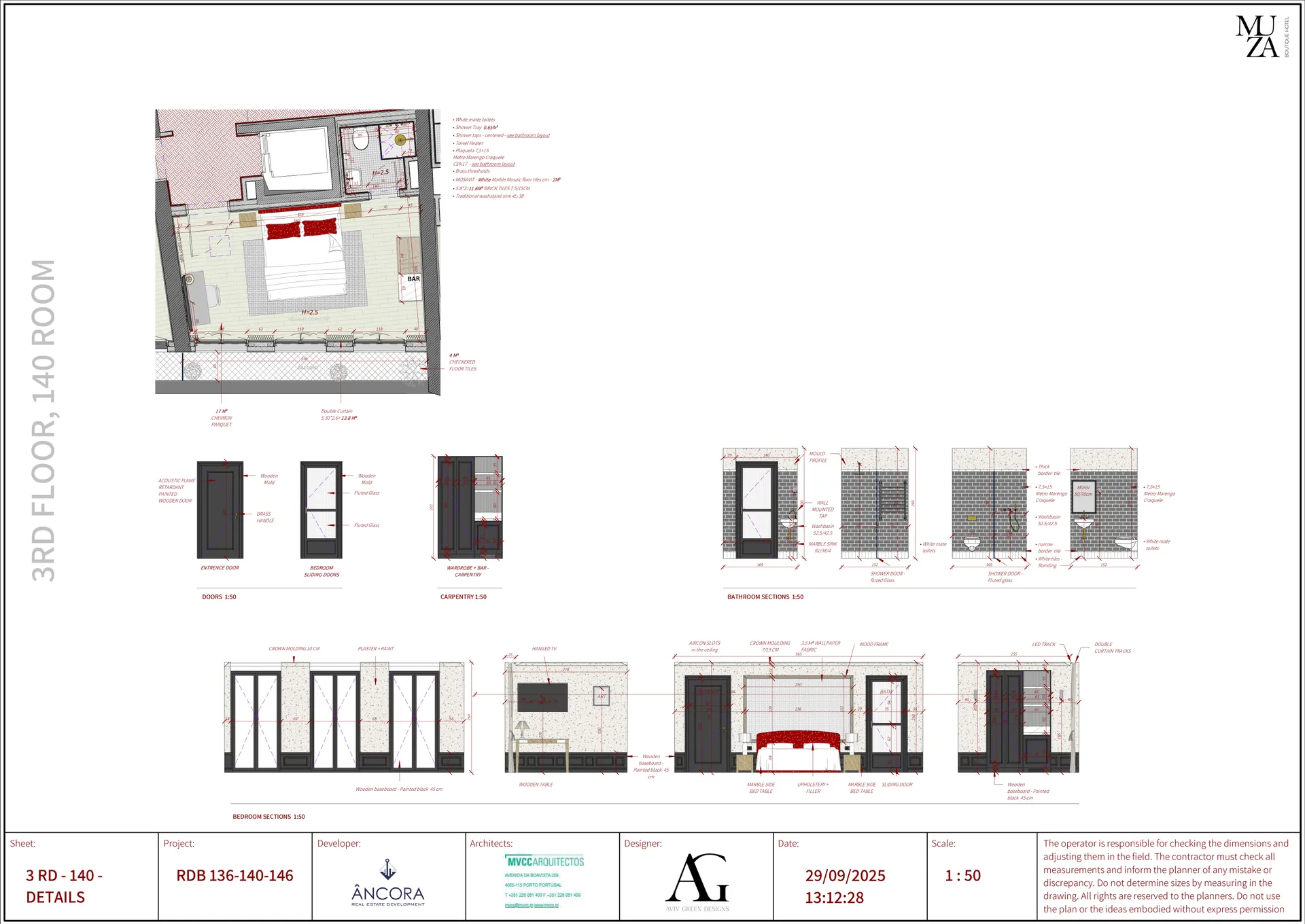 Muza Boutique hotel, Porto, Portugal — ARCHITECTURAL PLANNING (17)